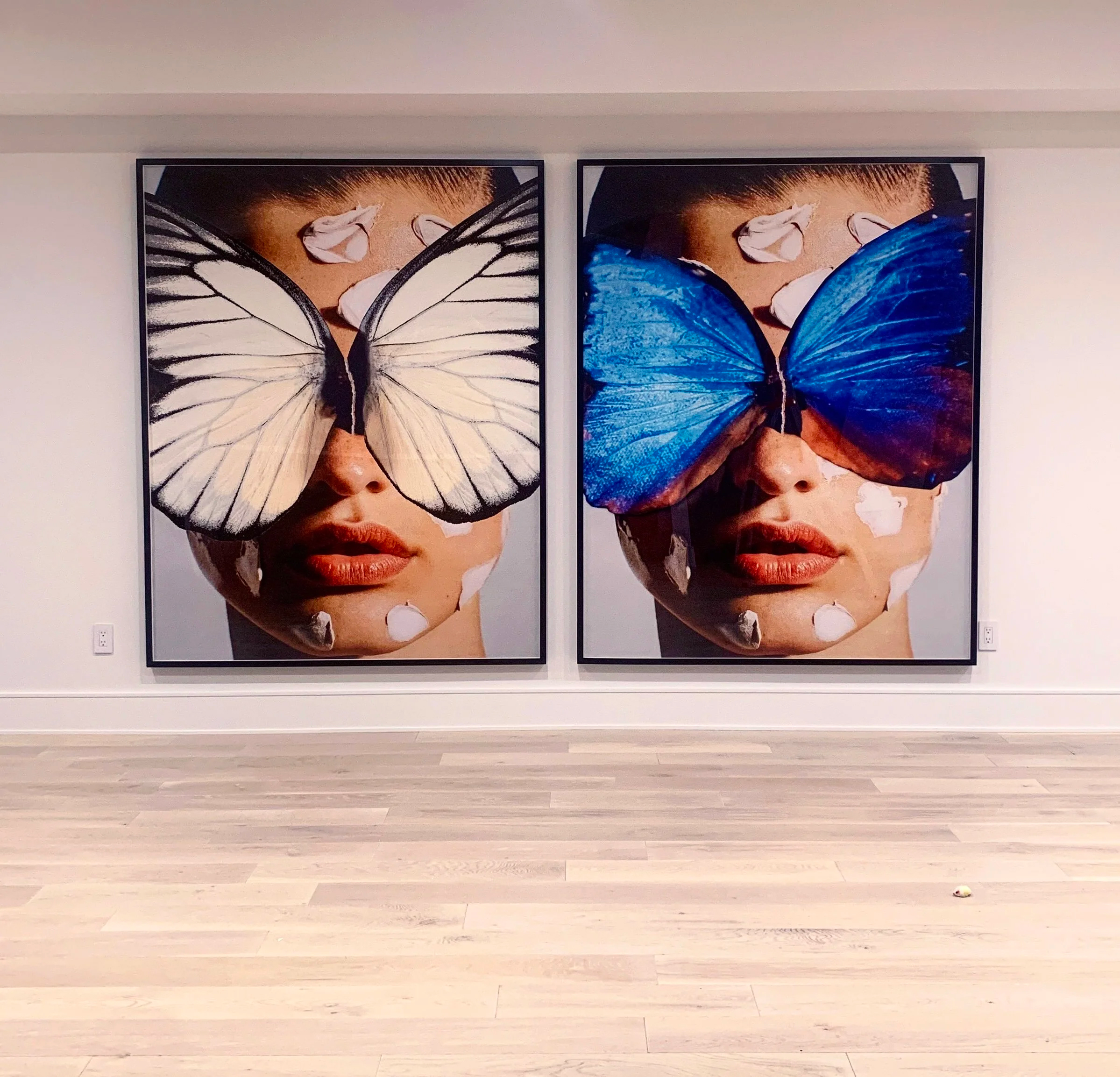 Diptych Print sourced by art curator Elizabeth Dimond