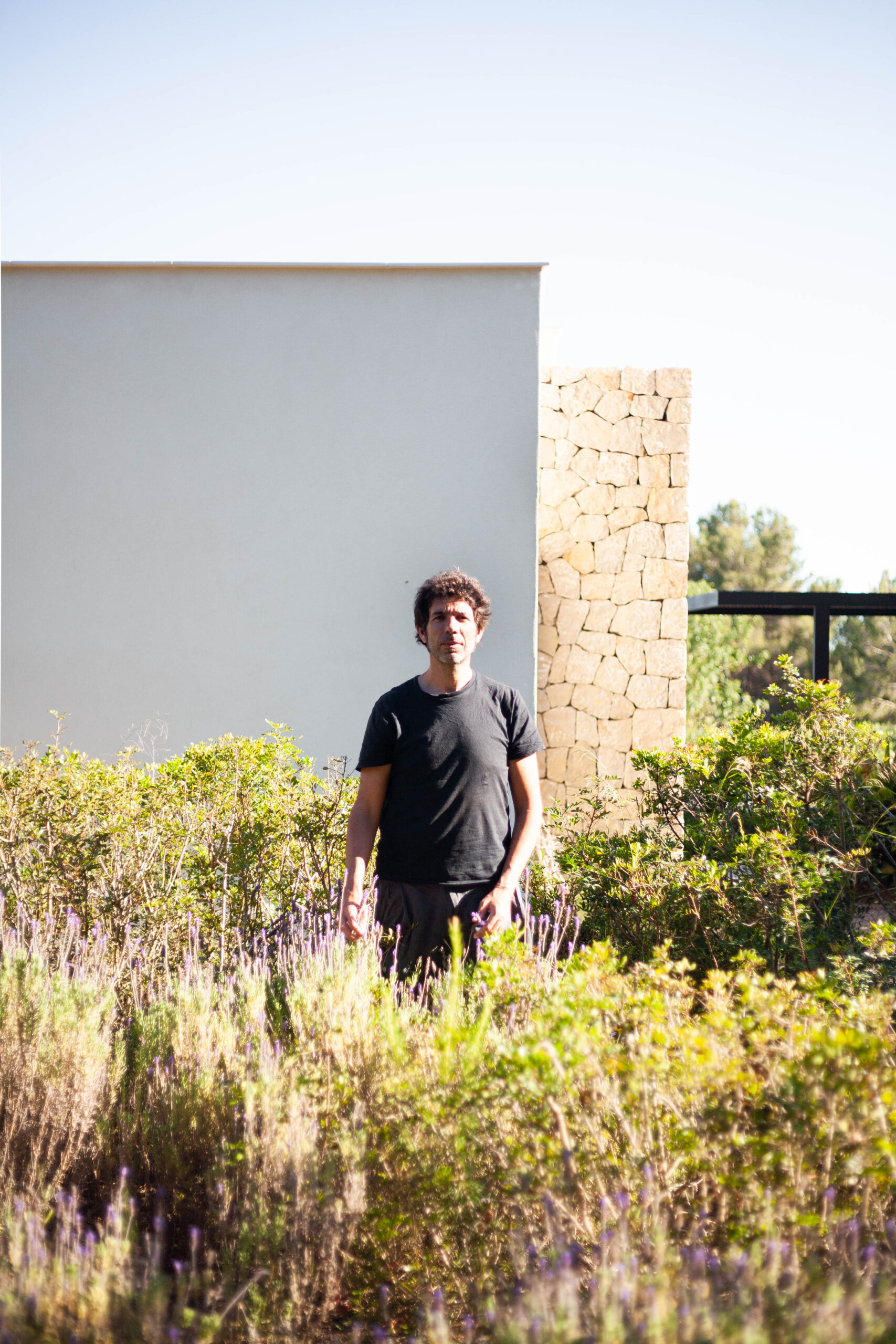 Portrait photo of award winning Ibiza landscape designer Martín Toimil