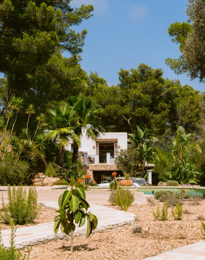 Exterior of luxury Finca for sale in Ibiza