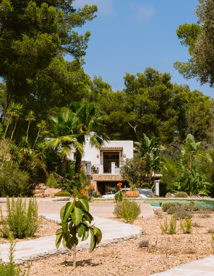 Exterior of luxury Finca for sale in Ibiza