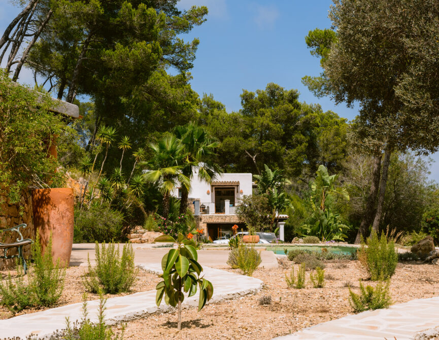 Exterior of luxury Finca for sale in Ibiza
