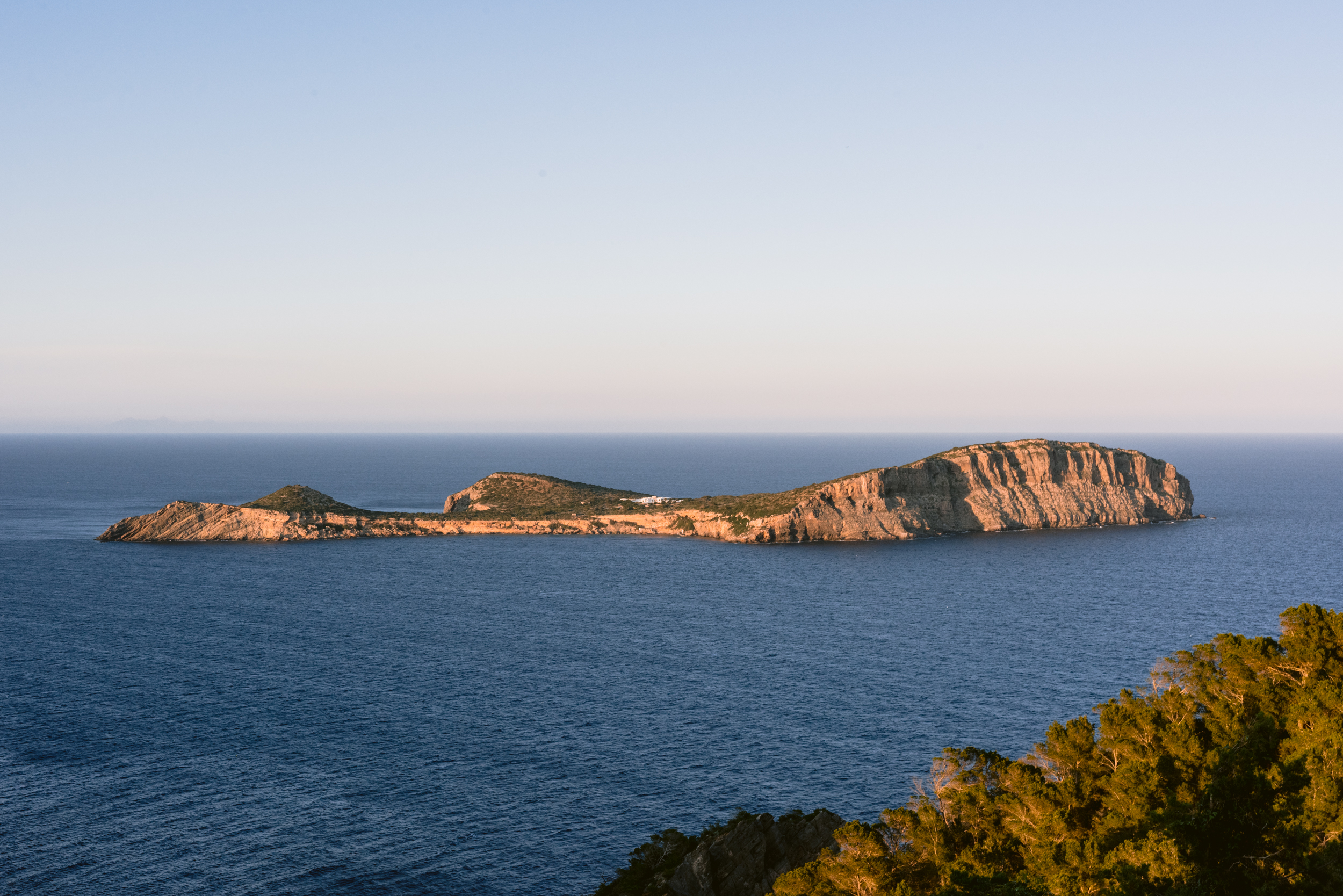 Image of private island to rent just off the coast of Ibiza