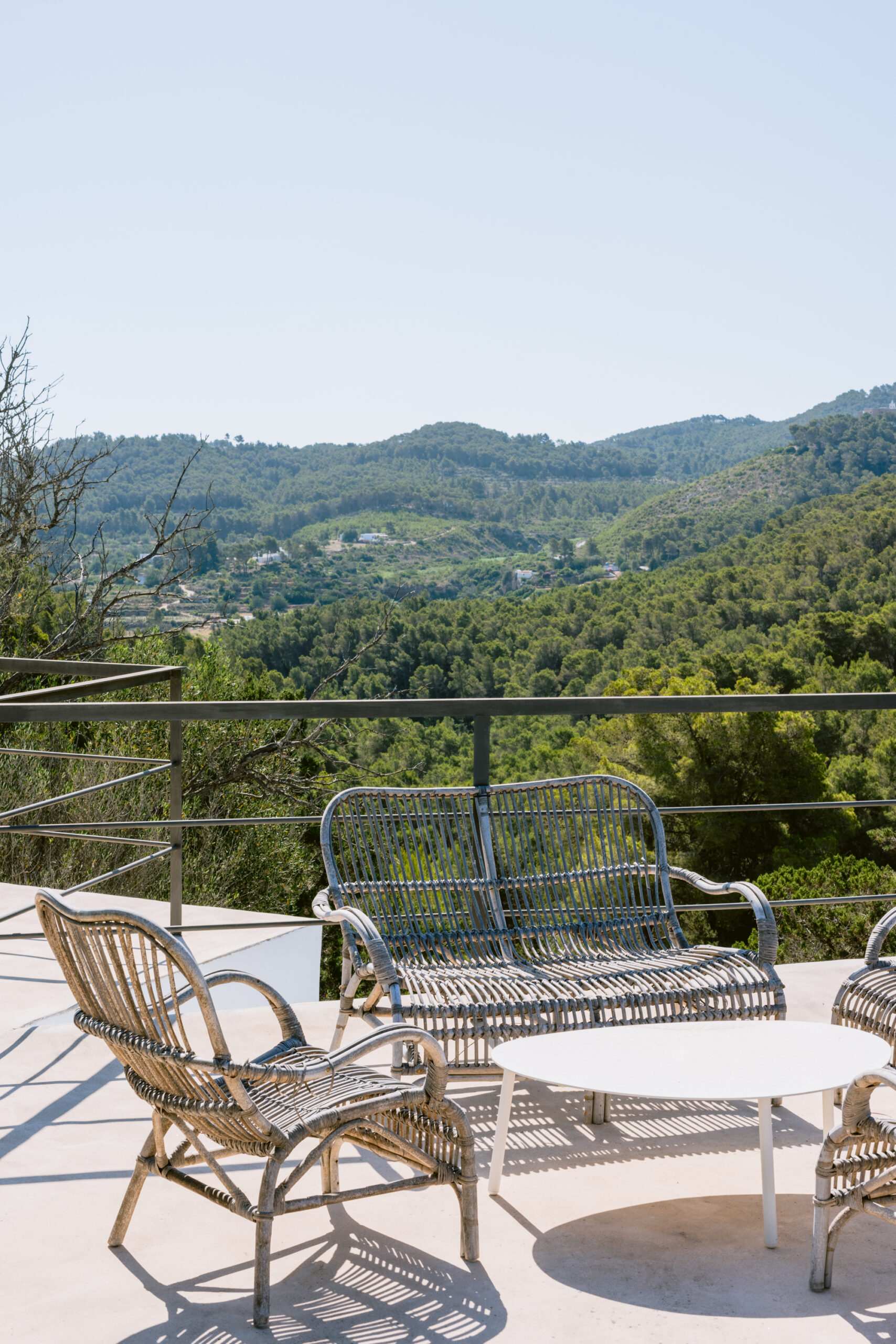 View from the terrace of a luxury villa for sale in Ibiza