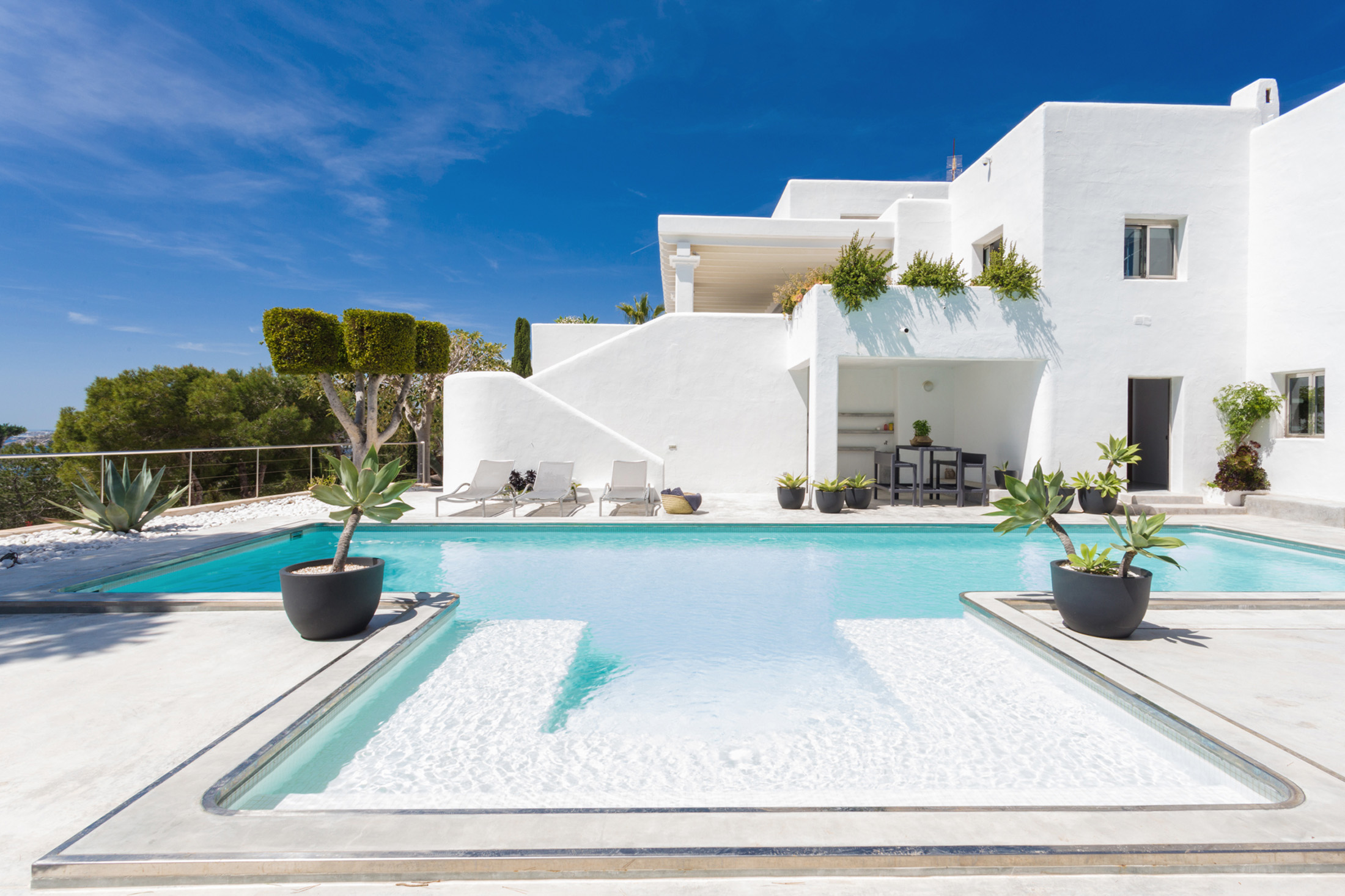 Swimming pool exterior at Can Colima Ibiza Villa