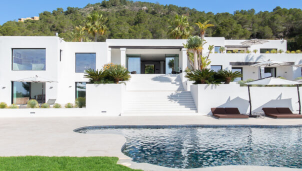 Exterior view of Can Nemo, a Blakstad villa in Ibiza