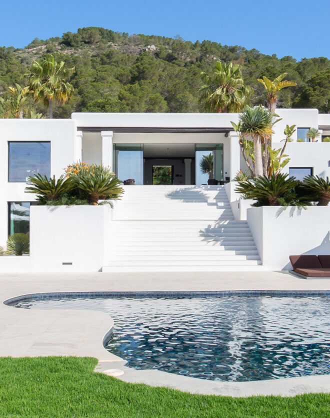 Exterior view of Can Nemo, a Blakstad villa in Ibiza