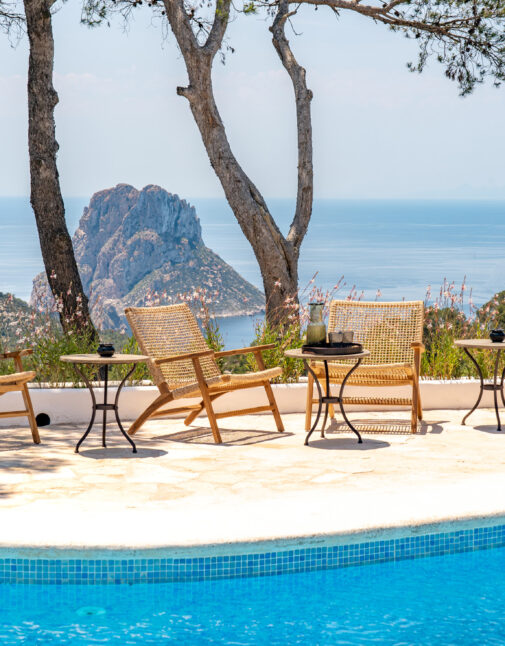 Exterior view of Luxury Ibiza Villa Es Vedra