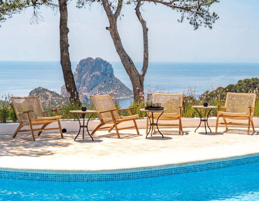 Exterior view of Luxury Ibiza Villa Es Vedra