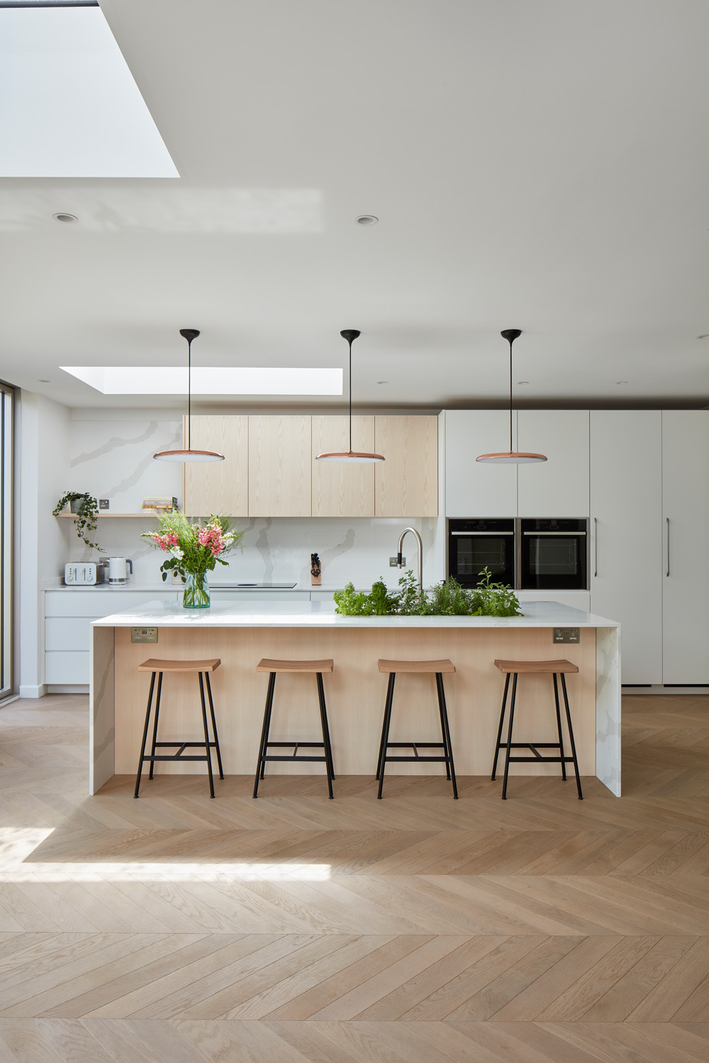 Luxury Scandinavian kitchen design in London by Sola Kitchens
