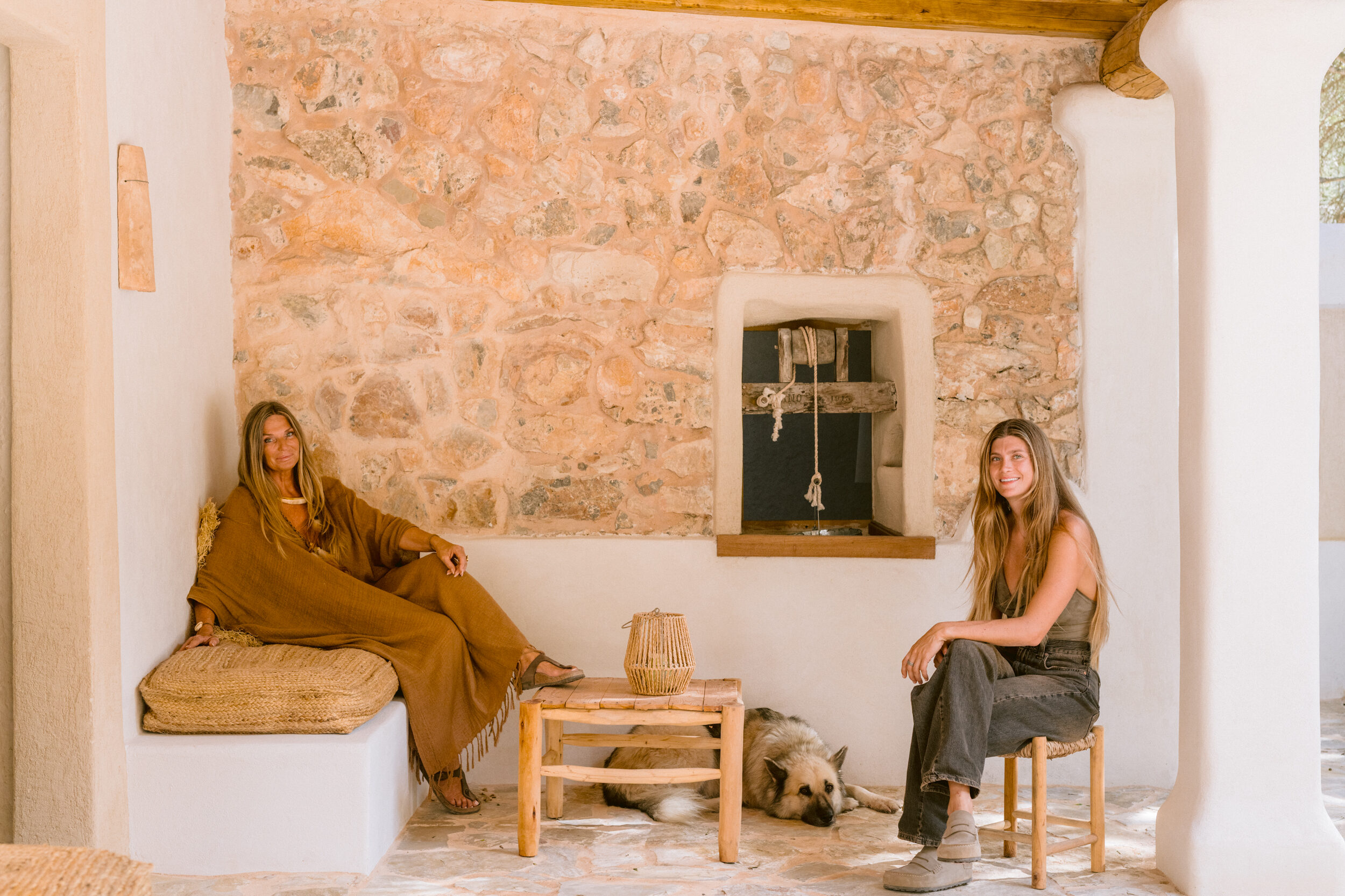 Dolores and Maxine in Can Terra