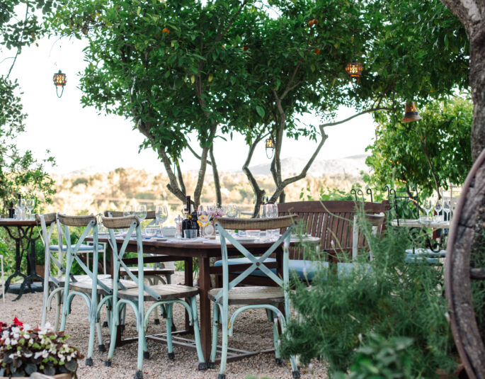 Dining table at La Paloma