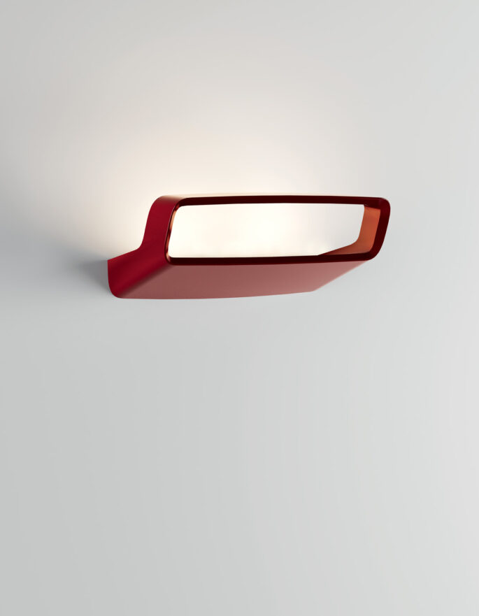 Close up wall light by Lodes