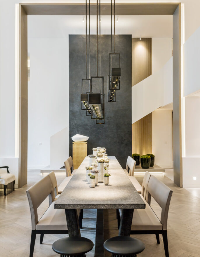 Dining table by Kelly Hoppen