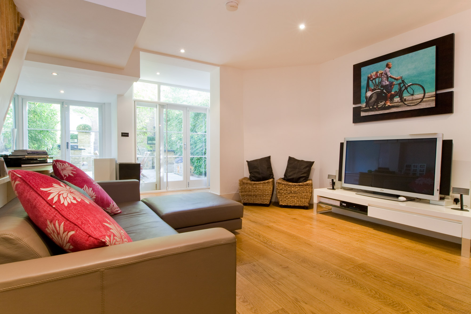Living area in Kensignton Park Road, Notting Hill