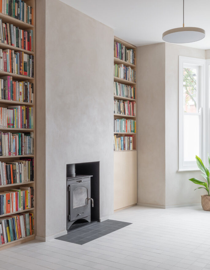 Bookshelf by Magri Williams - contemporary architecture and interior design studio in London
