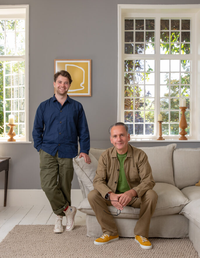 Retrato de Alex Willcock y Felix Conran