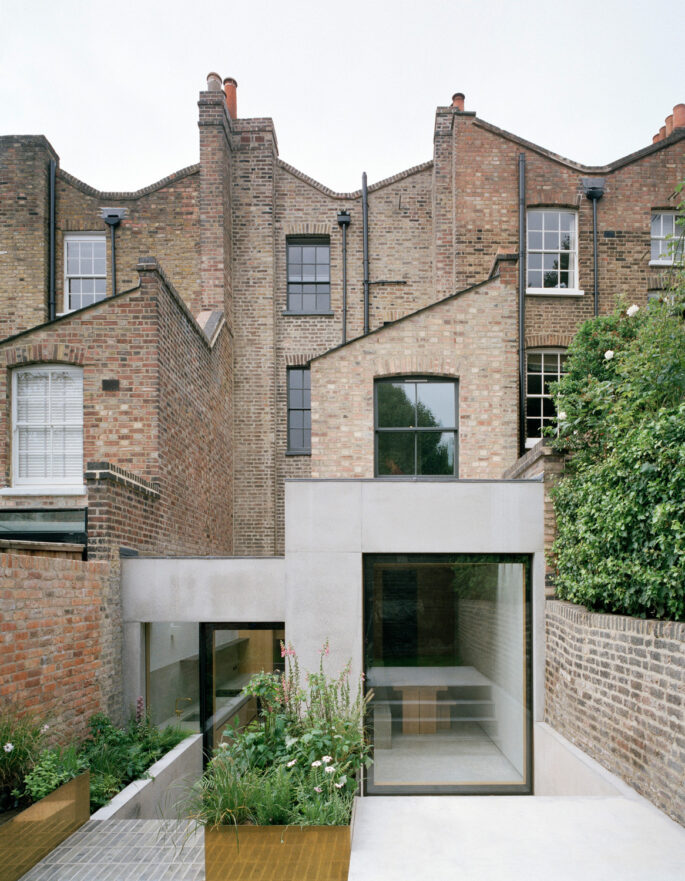 Garden of Islington House by McLaren.Excell - luxury contemporary architecture in London