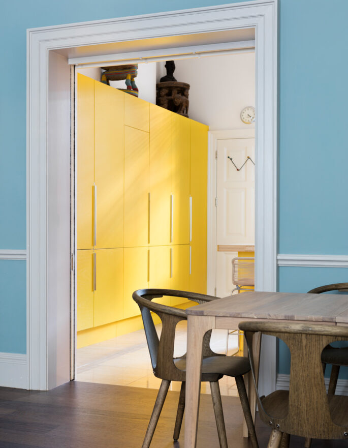 Dining Table at GLoucester Place by House to Hold modern interior and architecture studio in London