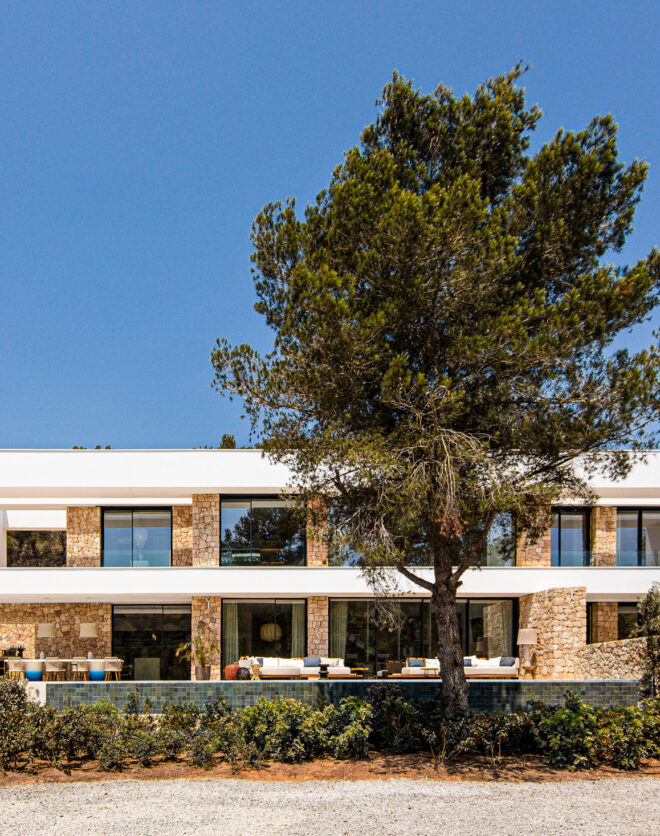 Sculptural and contemporary villa in Ibiza