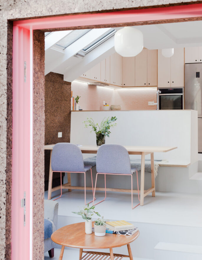 Dining space at Cork House by Nintim Architects - contemporary architecture design studio in London