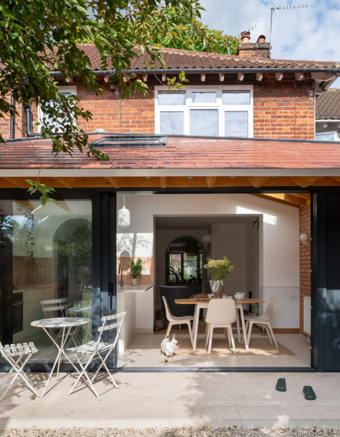 Exterior of Hutch House by Nintim Architects - contemporary architecture design studio in London
