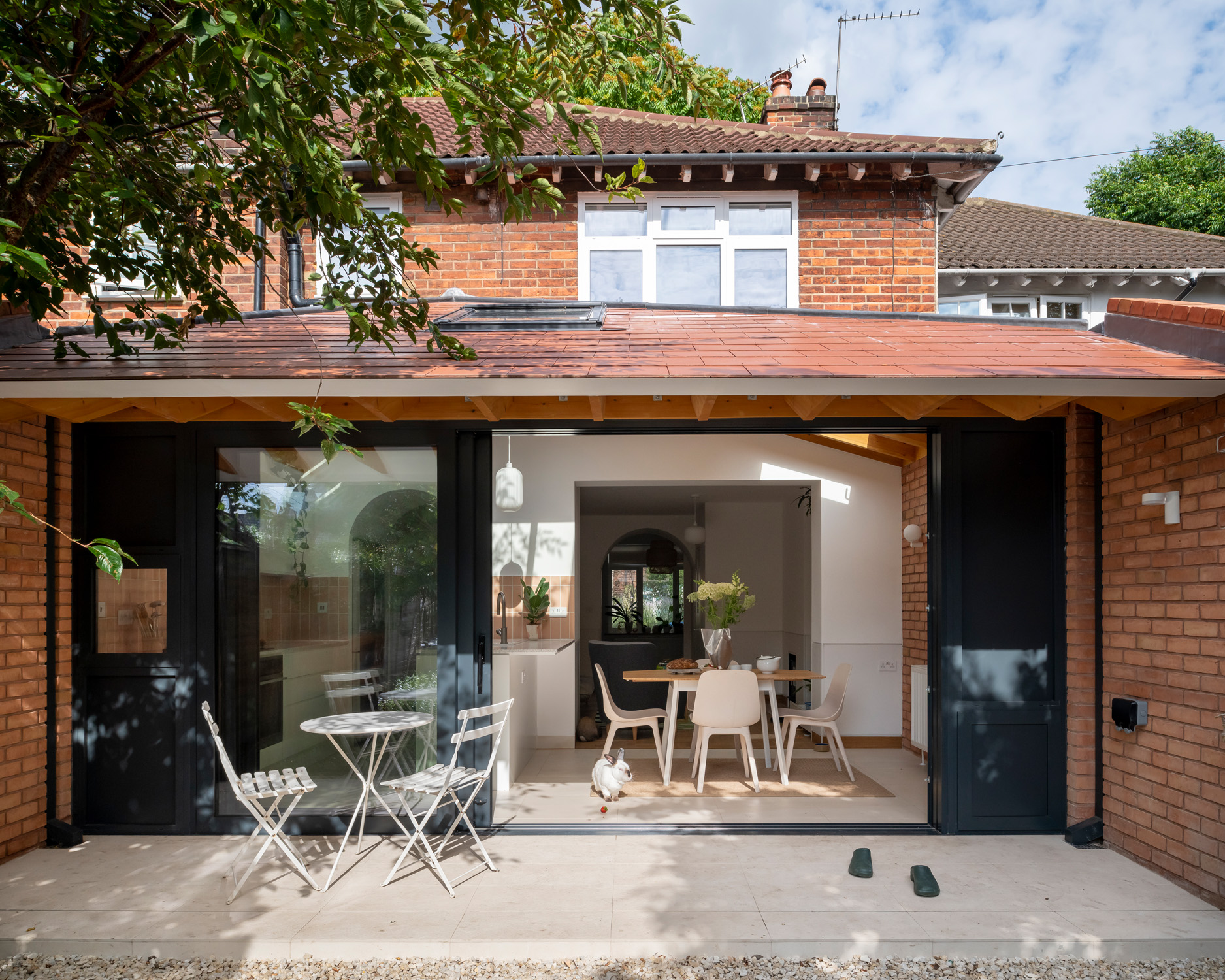 Exterior of Hutch House by Nintim Architects - contemporary architecture design studio in London