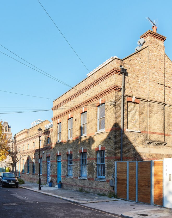 For Sale: Hewer Street North Kensington W10 brick exterior and blue skies