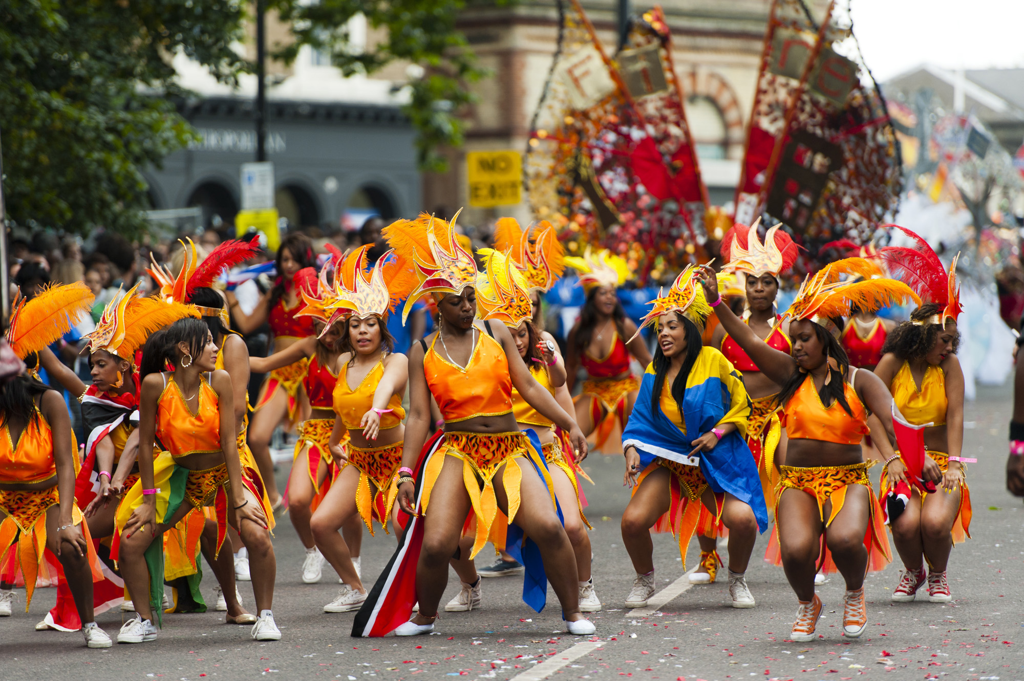 Dancers at Notting Hill Carnival