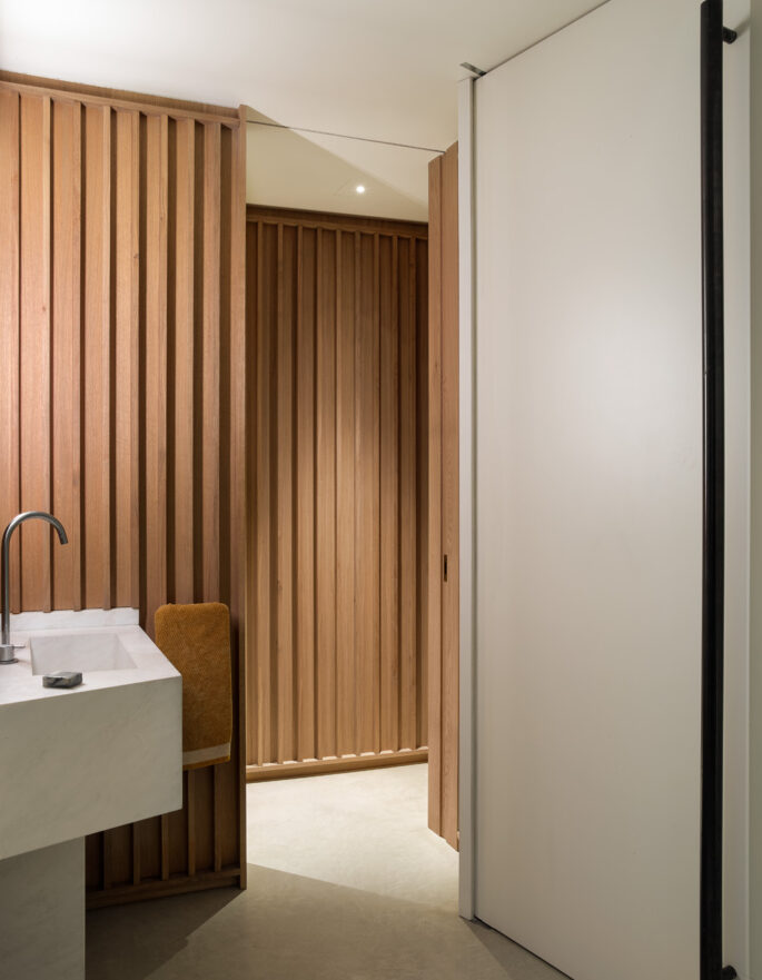Bathroom at Fran Hickman Notting Hill townhouse - luxury interior design in London
