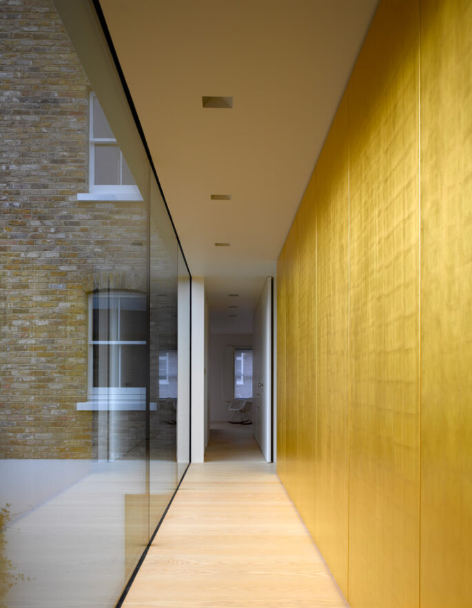 Glazing at Narrow House by Seth Stein Architects - contemporary architecture studio in London