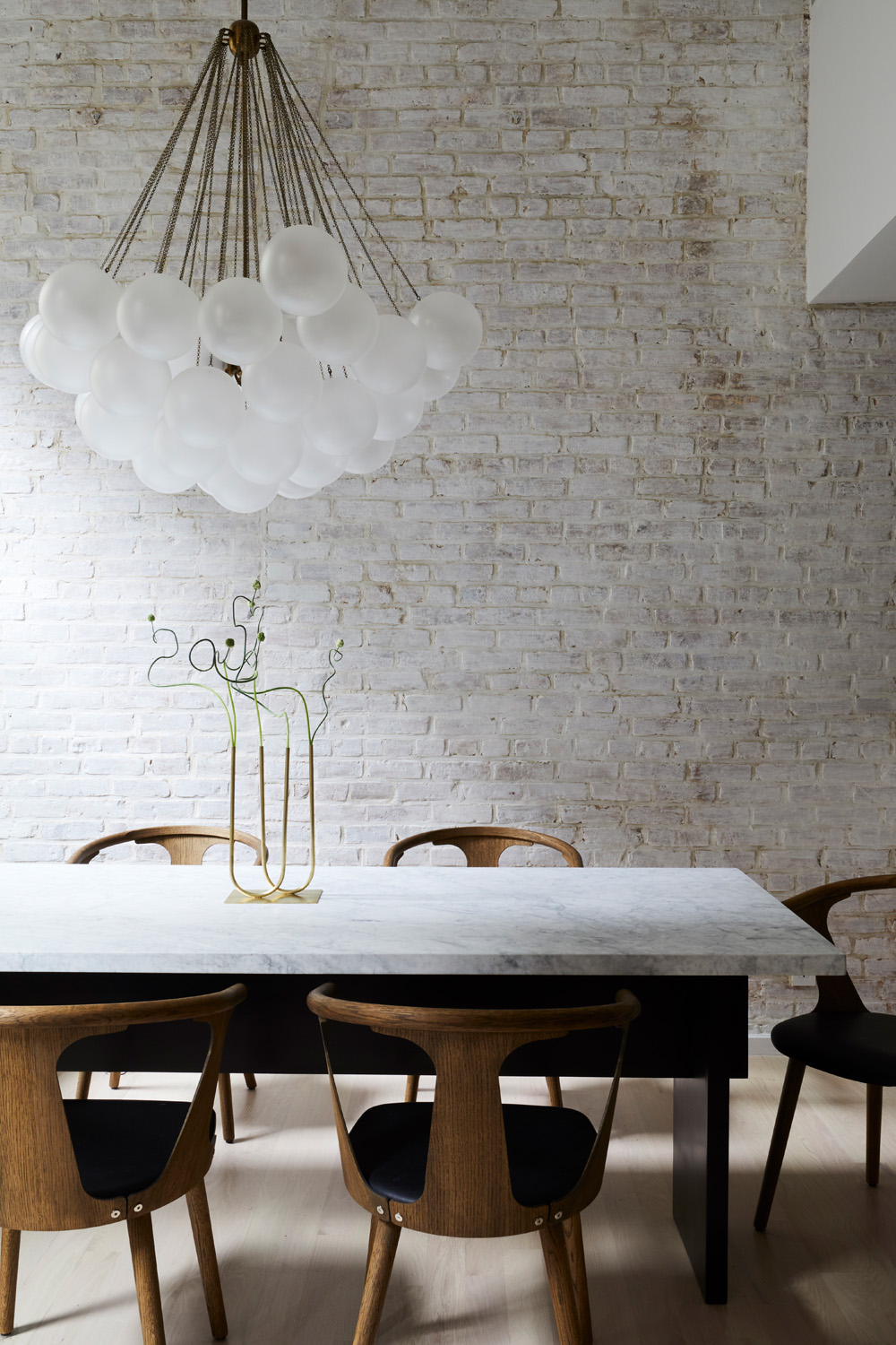 Dining table by nune - minimalist interior design studio in London