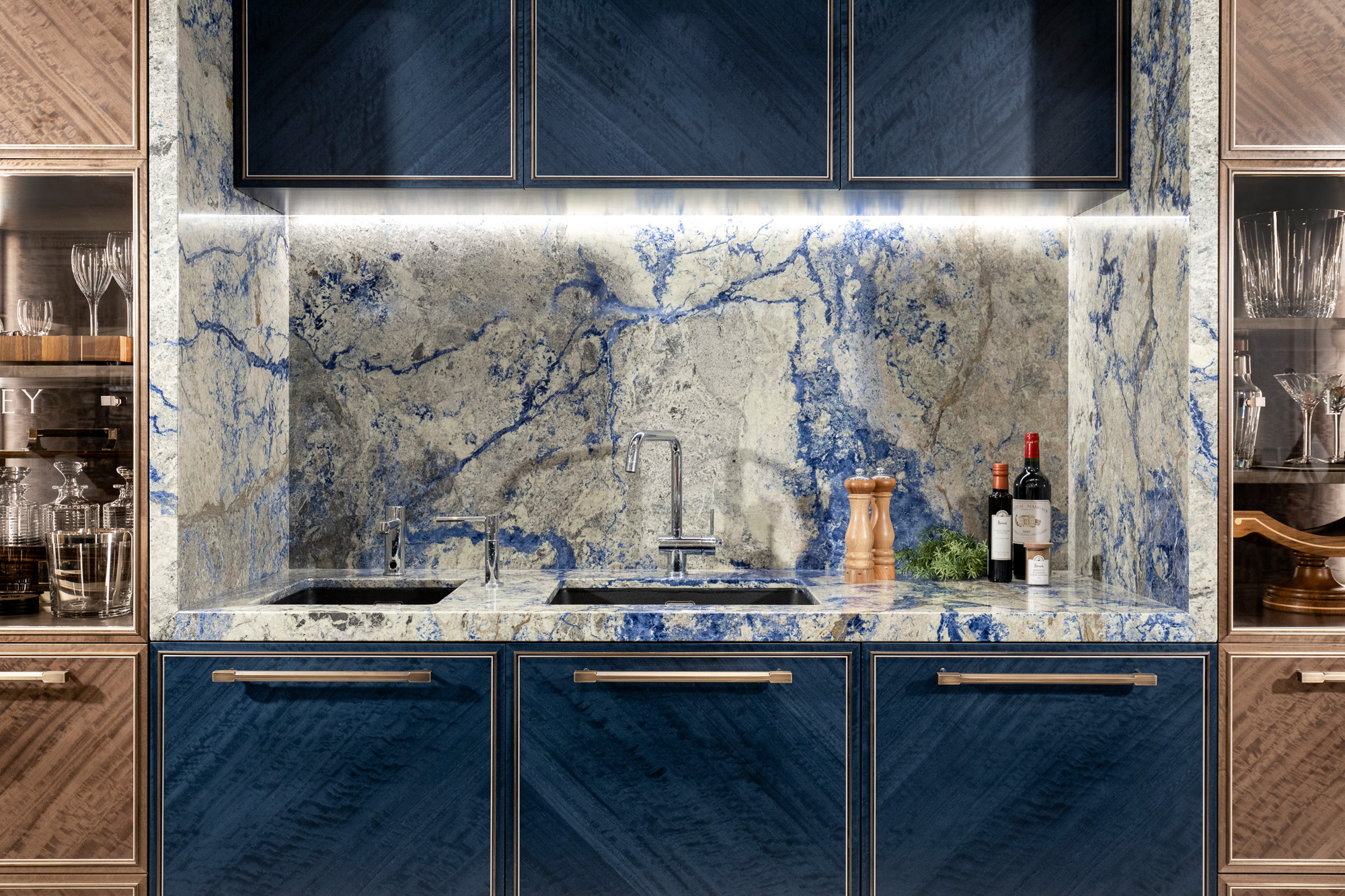 Underlighting Cabinetry by Lindley Blue