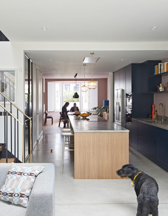 Basement reception room by Paul Archer Design - luxury architecture studio in London