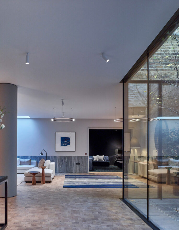 Pembridge Place living room by Pitman Tozer - contemporary design studio in London