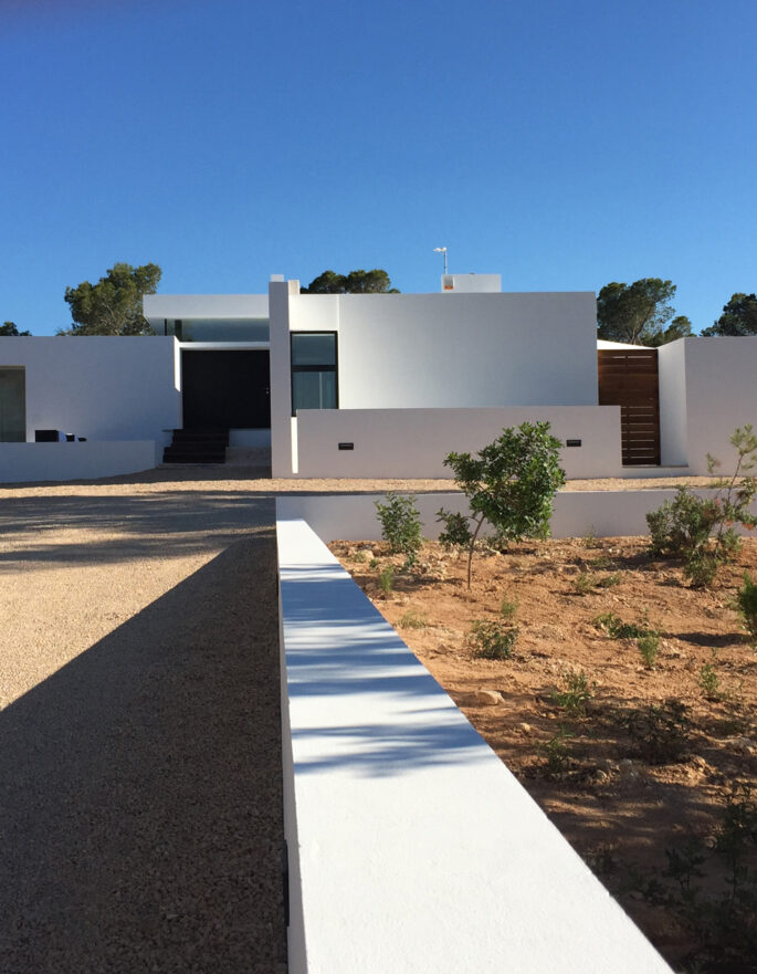 Driveway by Pep Torres - contemporary architecture and design studio in Ibiza