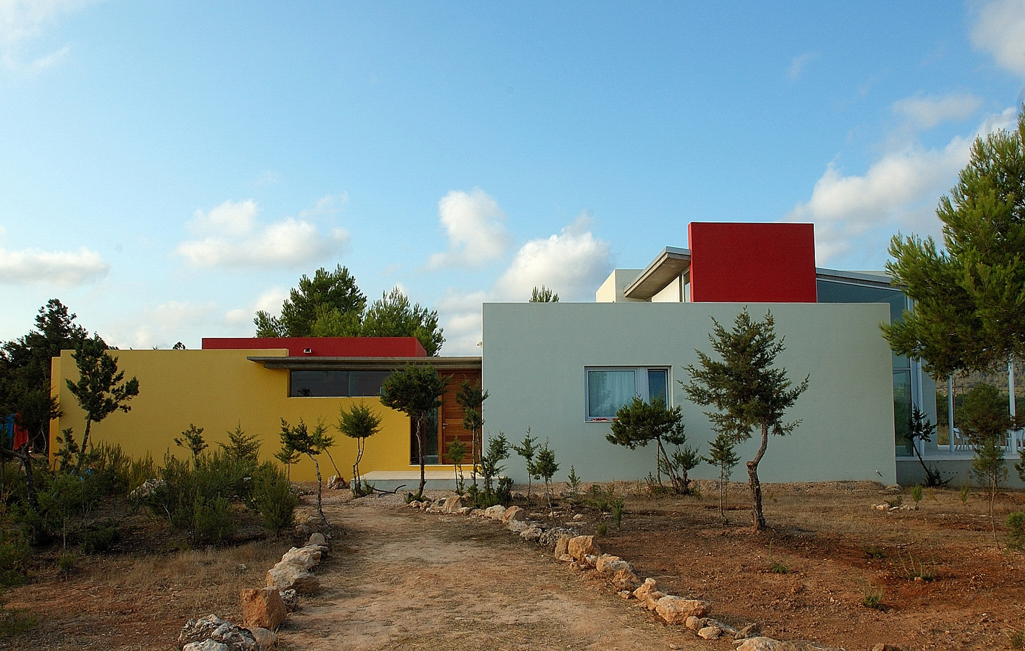 Colourful house by Pep Torres - contemporary architecture and design studio in Ibiza
