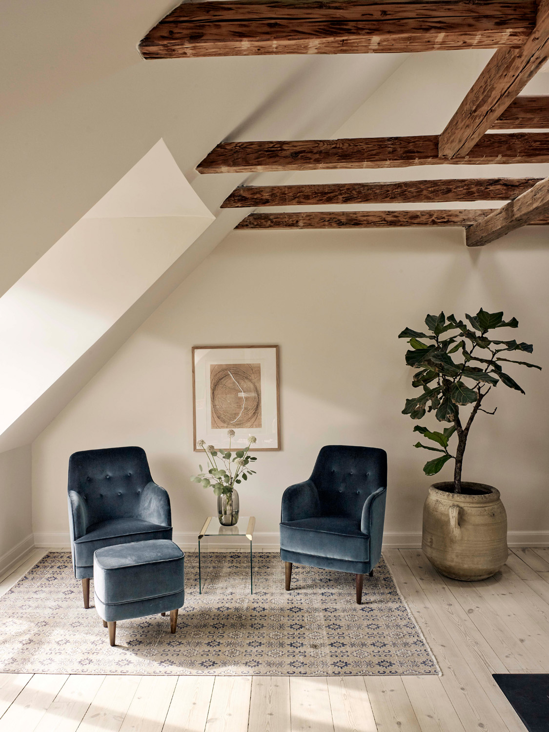 Two armchairs by Penille Lind - luxury interior design and architecture studio in London