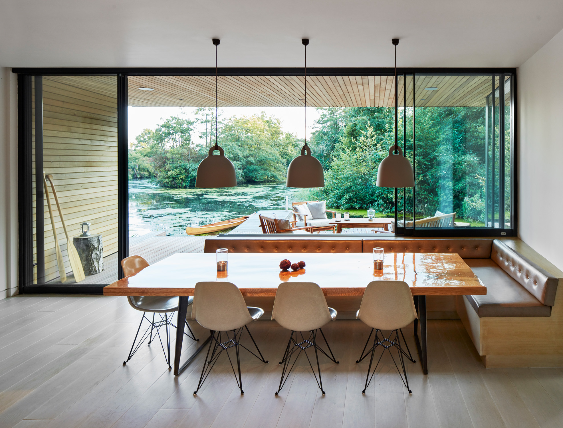 Dining table by by Platform 5 Architects - contemporary architecture and design studio in London