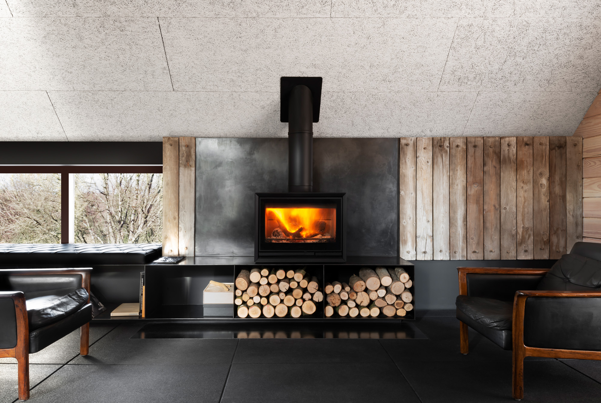 Fireplace by Richard Parr Associates - contemporary architecture design studio in London