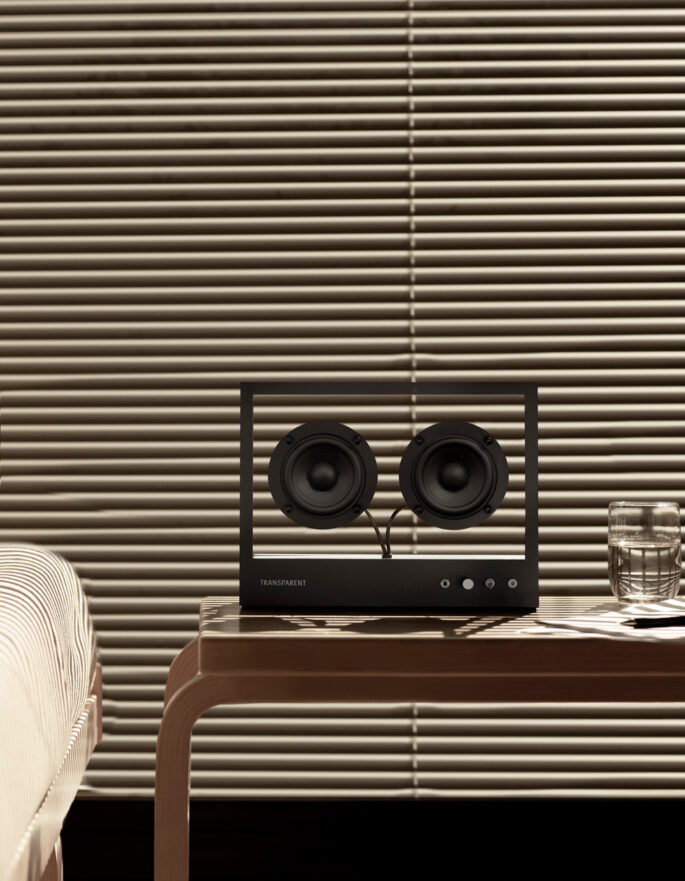 Black Range Transparent Speaker