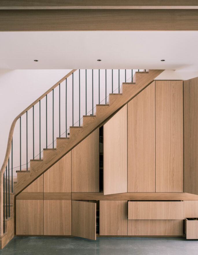 Staircase at Portland Road by Stiff + Trevillion