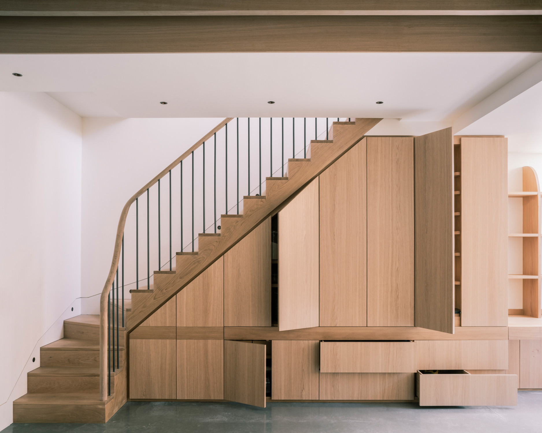 Staircase at Portland Road by Stiff + Trevillion