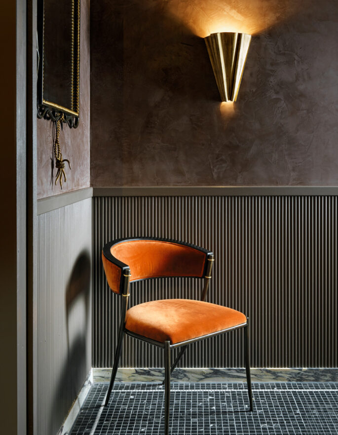 Thurstan chair and light