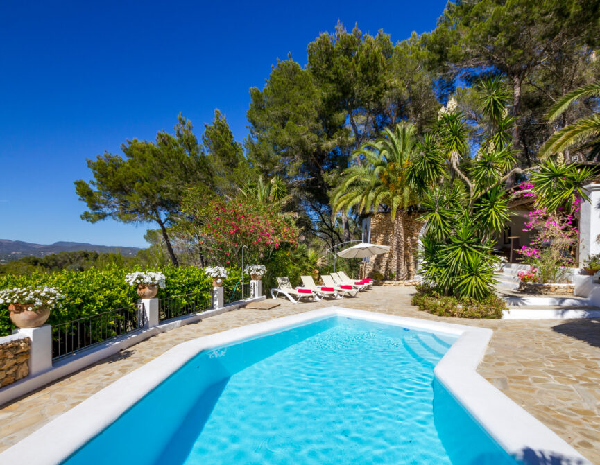 Pool and view of Villa Fantasia Domus Nova