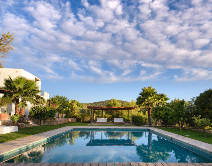 Pool at Villa Mariposa in Ibiza