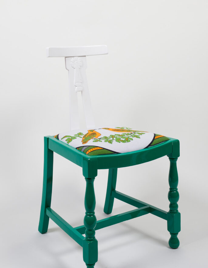 Green Chair by Yinka Ilori