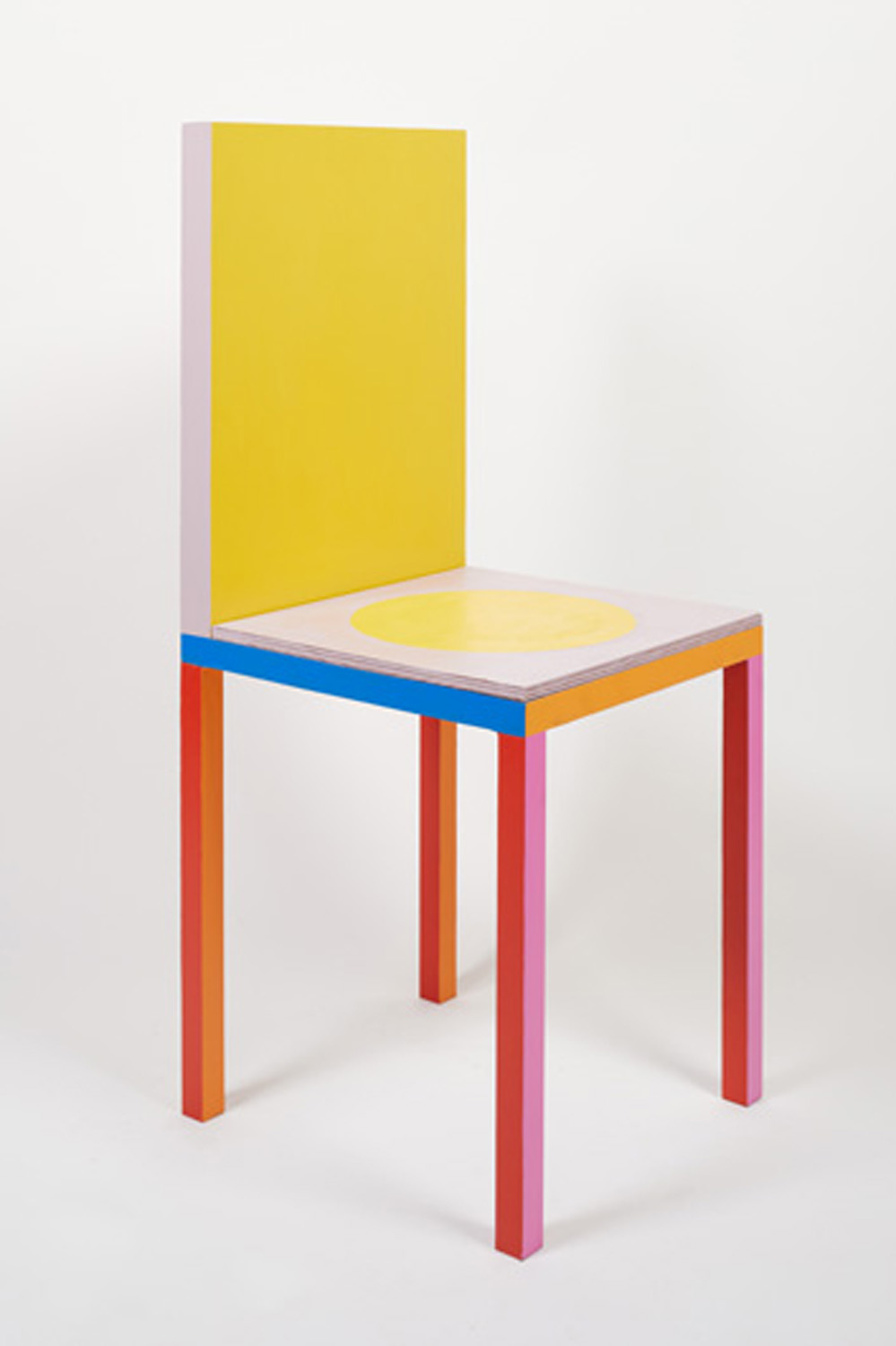 Yellow chair by Yinka Ilori