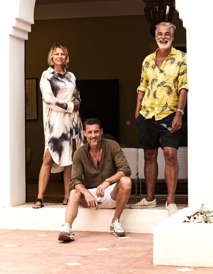 The Domus Nova Ibiza team at a luxury Ibiza villa