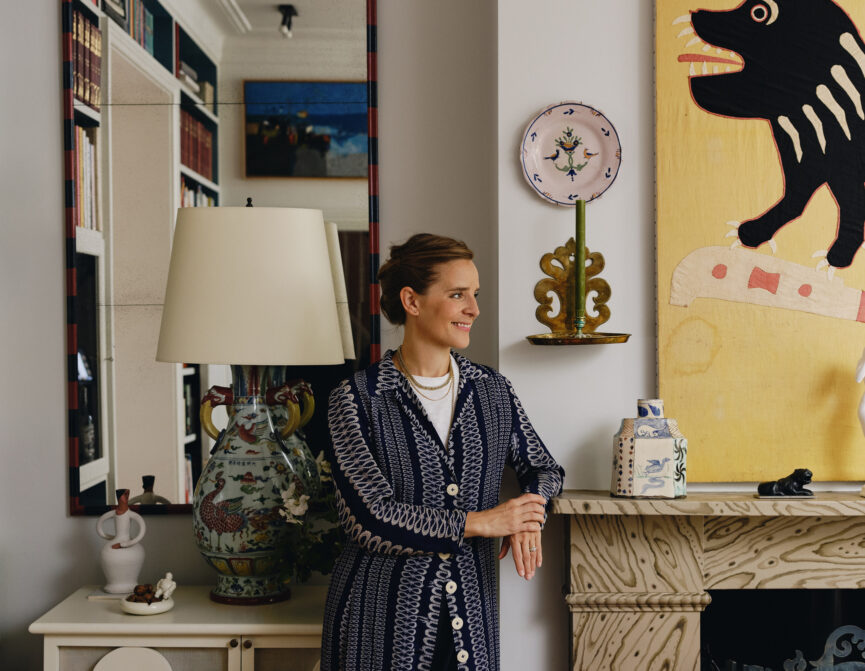 Domus Nova London Journal, ©Beth Davis, Beata Heuman at home musing on her paint collection collaboration with Mylands Paint."